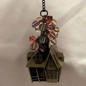 Disney Brass Look UP House Necklace